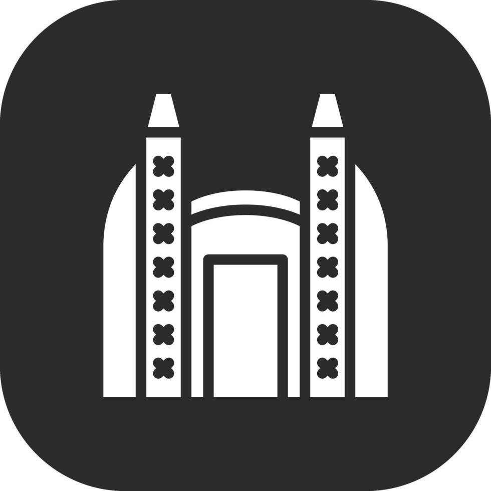 Ishtar Gate Vector Icon