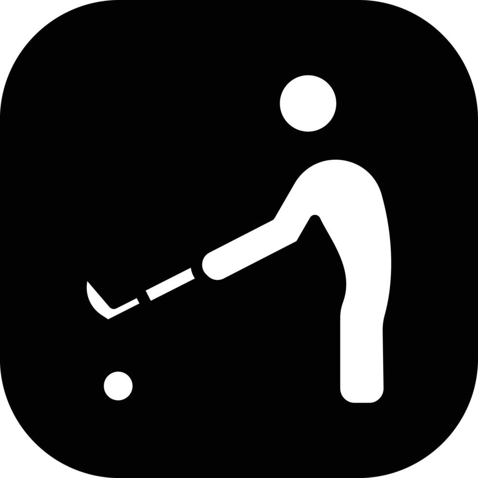 Hockey Player Vector Icon