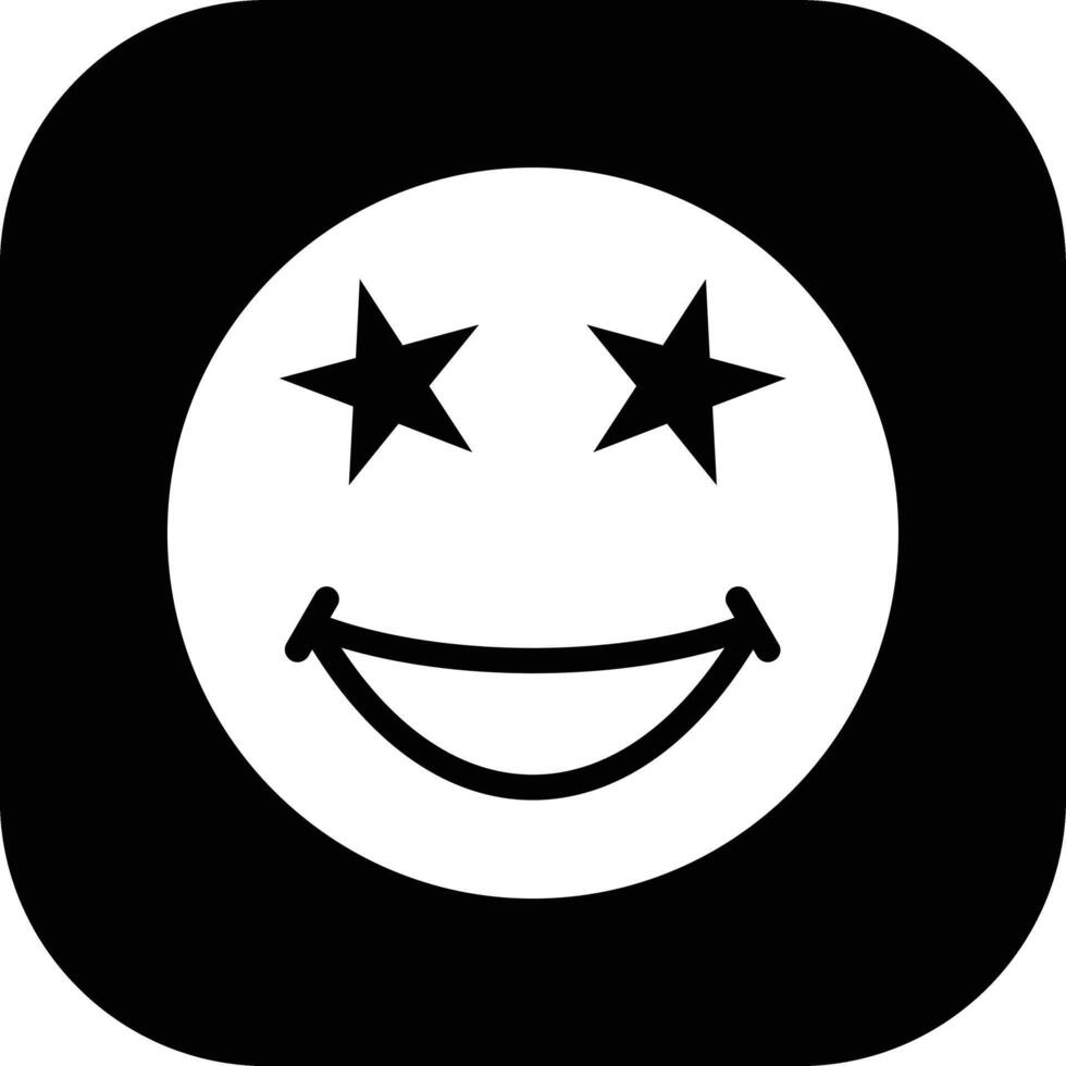 Star Struck Vector Icon