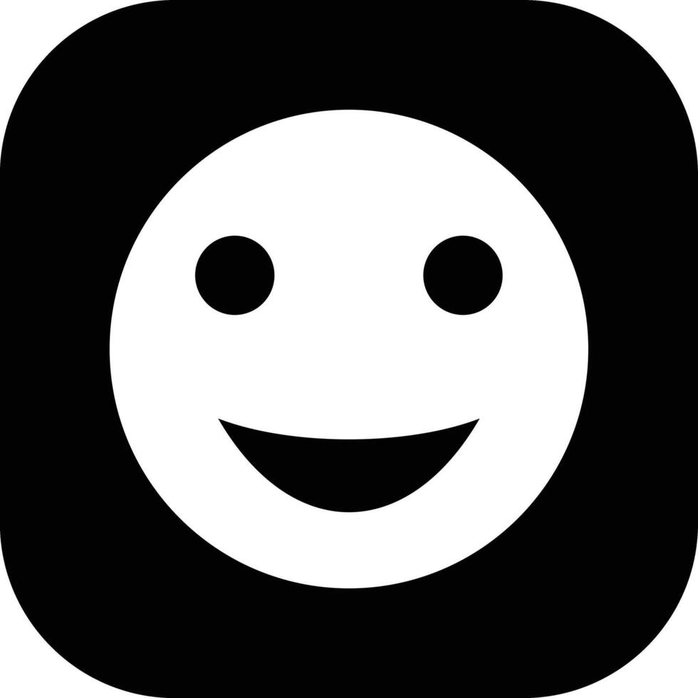 Smiling Face Vector Icon