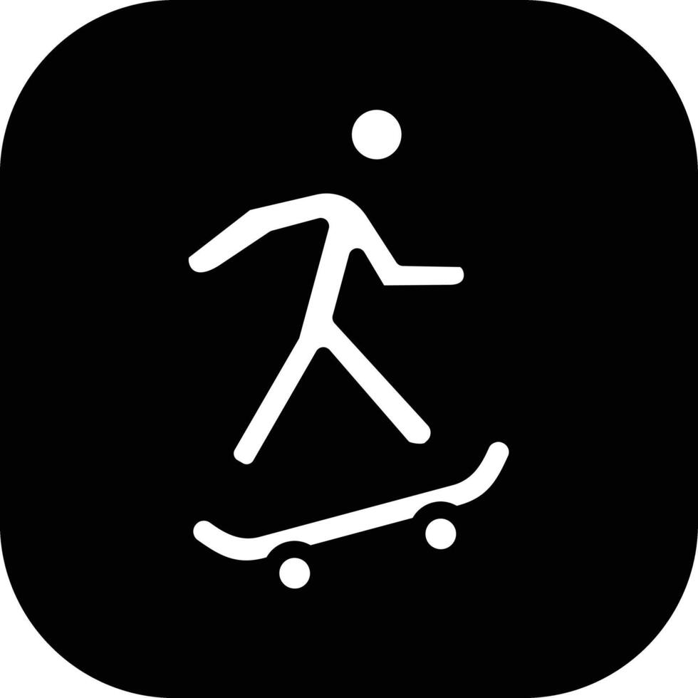 Skateboarding Vector Icon