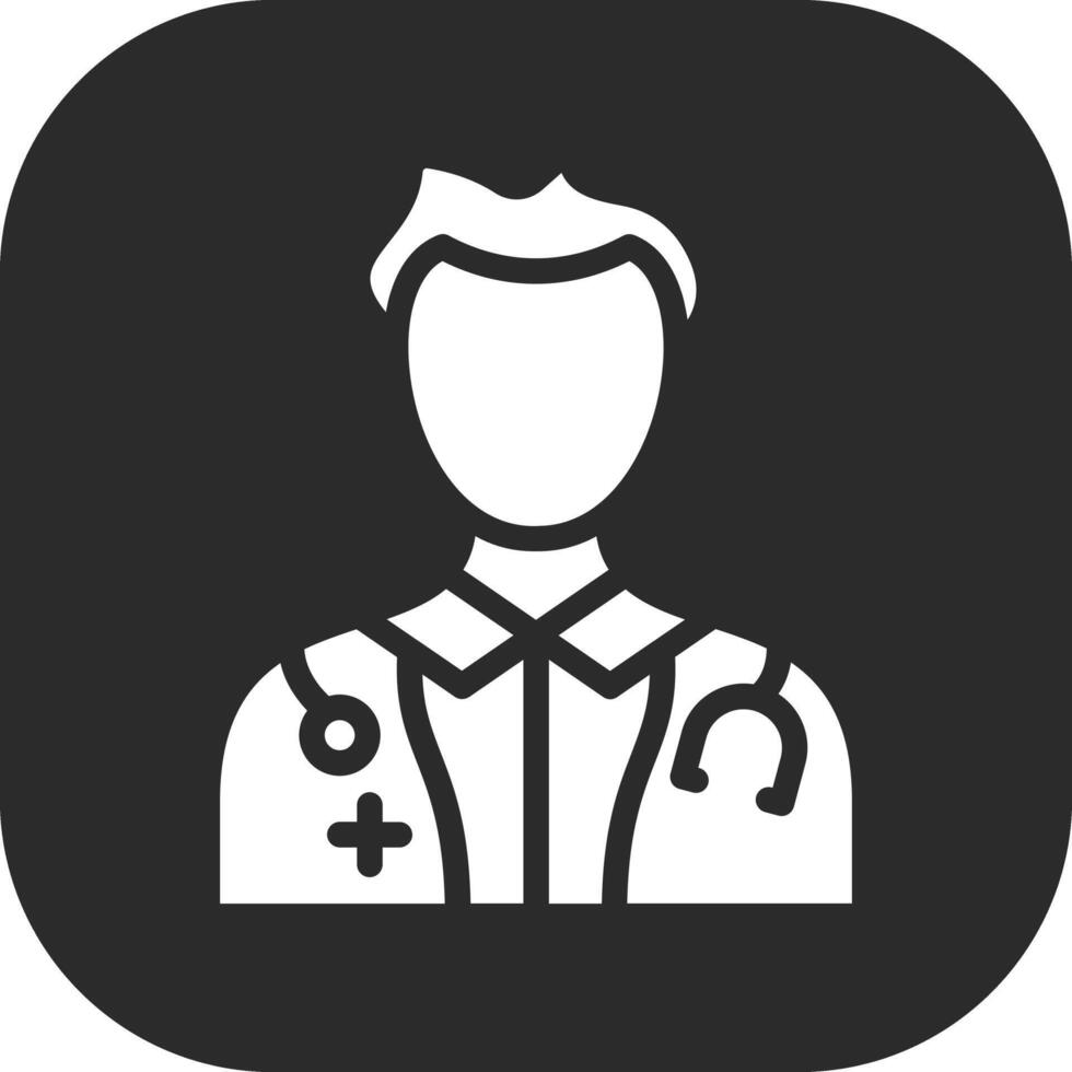 masculino médico vector icono