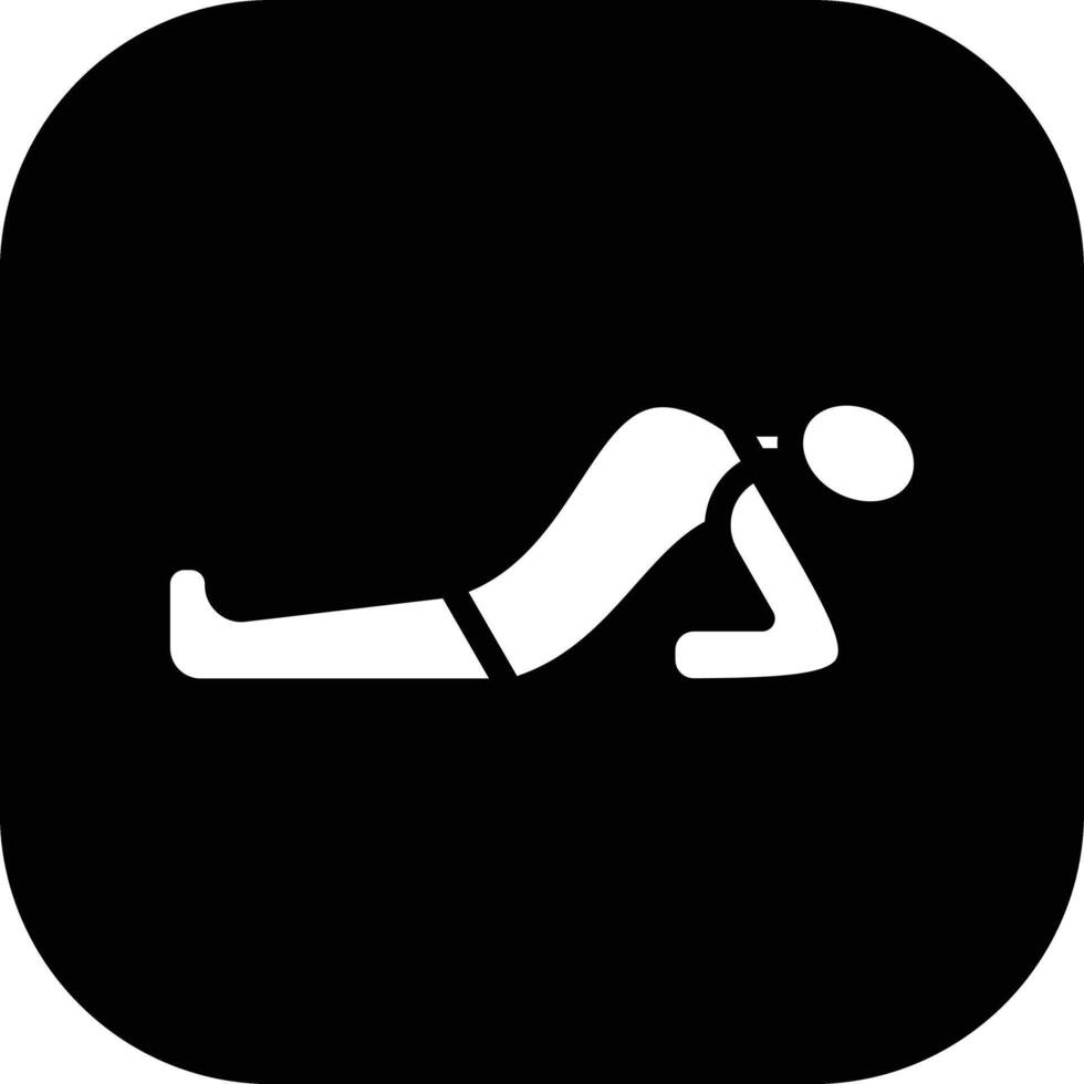 Fish Pose Vector Icon