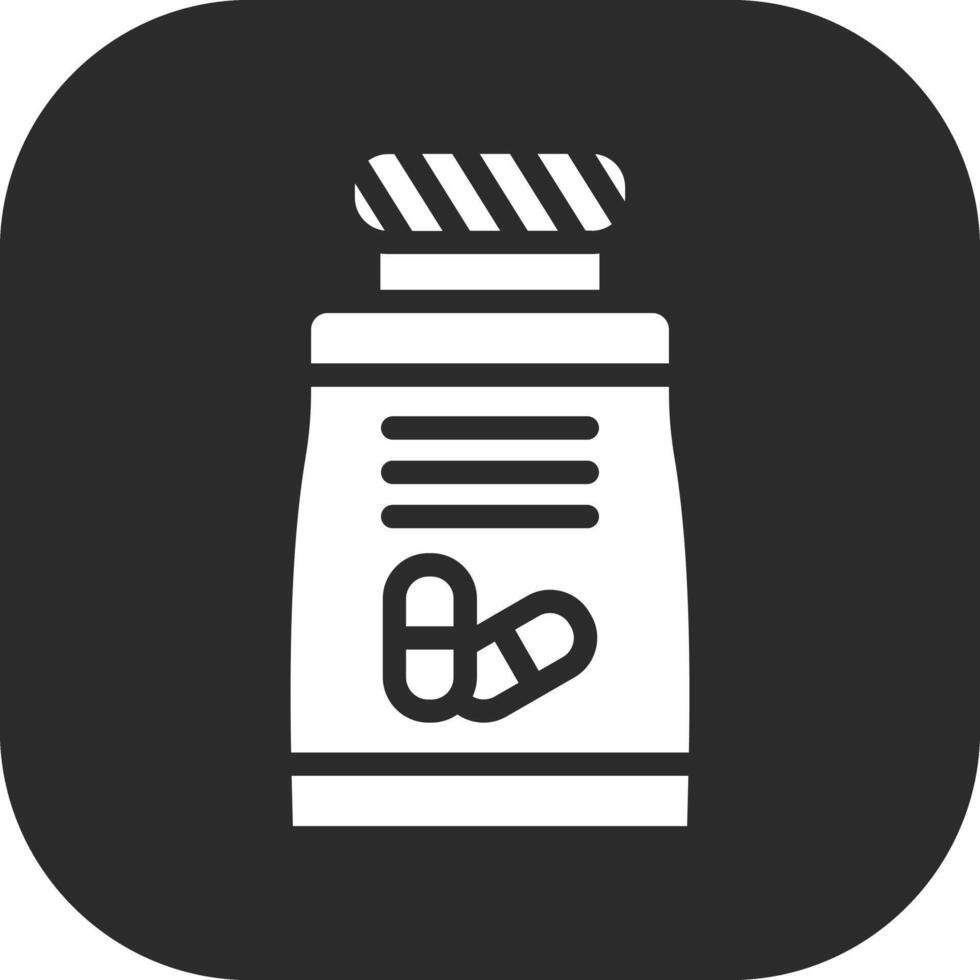 Pills Bottle Vector Icon