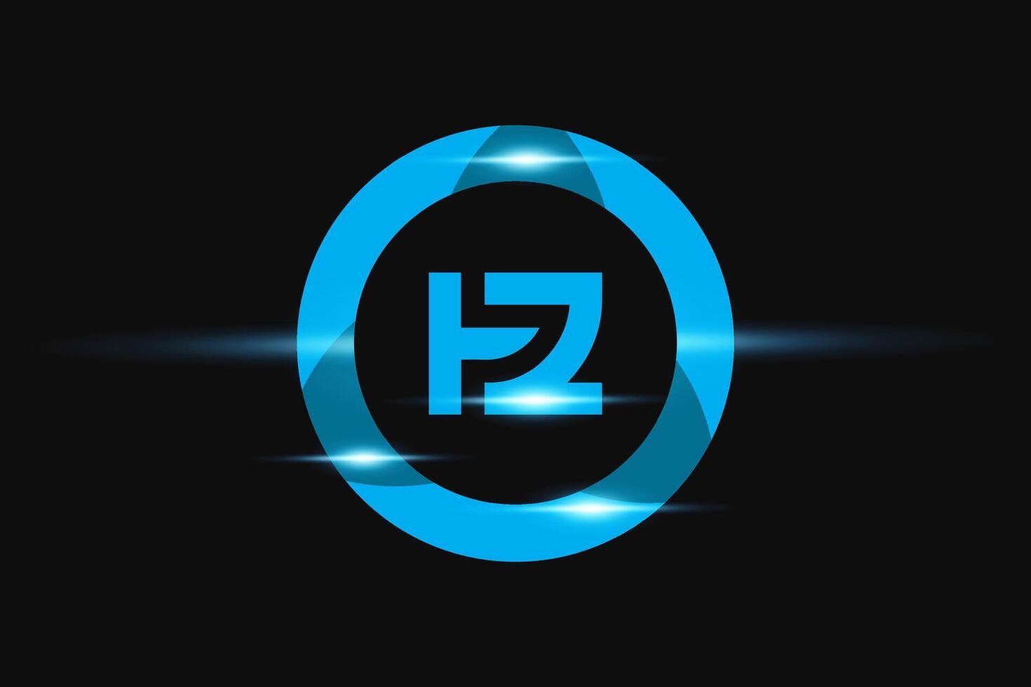 IA Blue logo Design. Vector logo design for business.