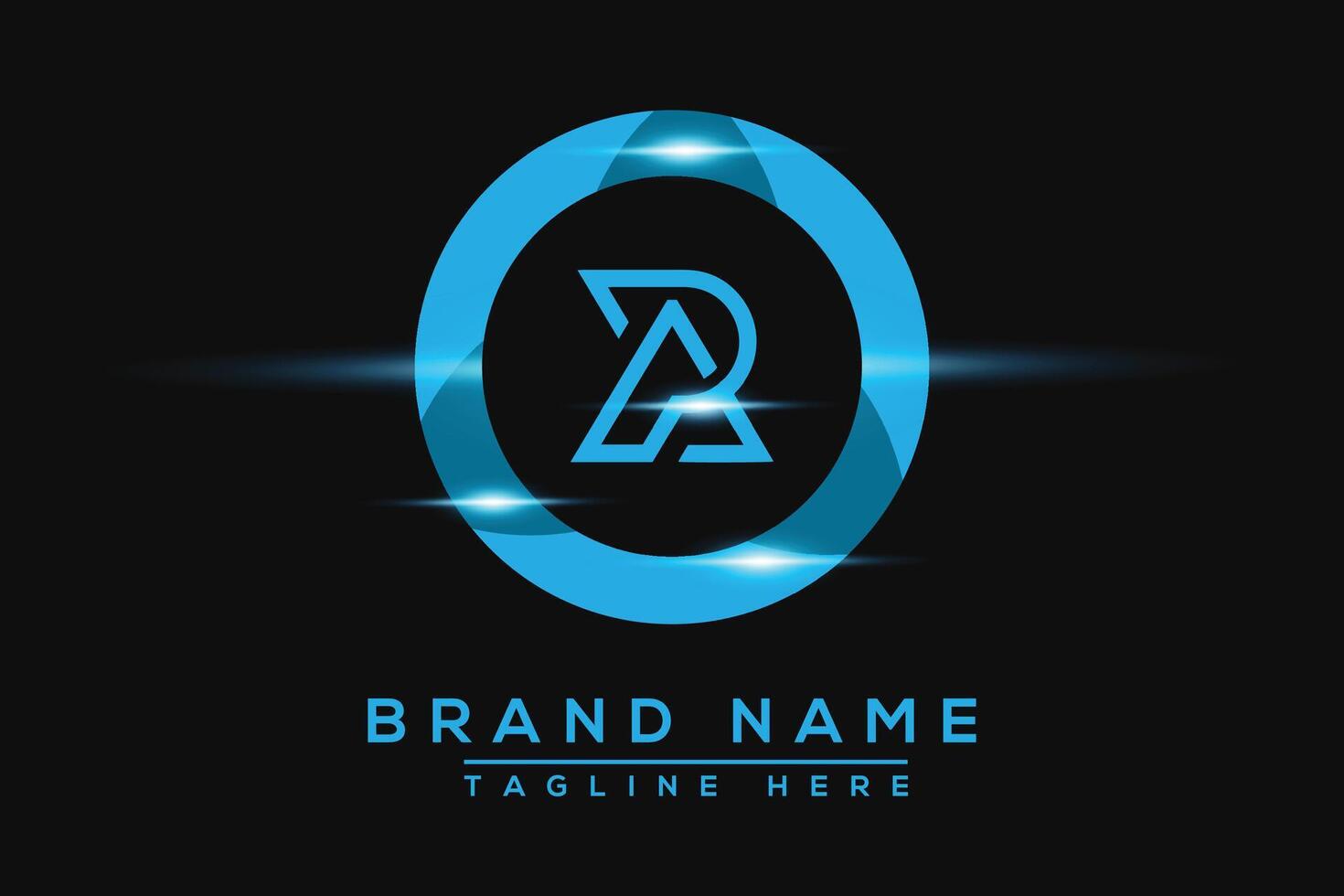 PA Blue logo Design. Vector logo design for business.