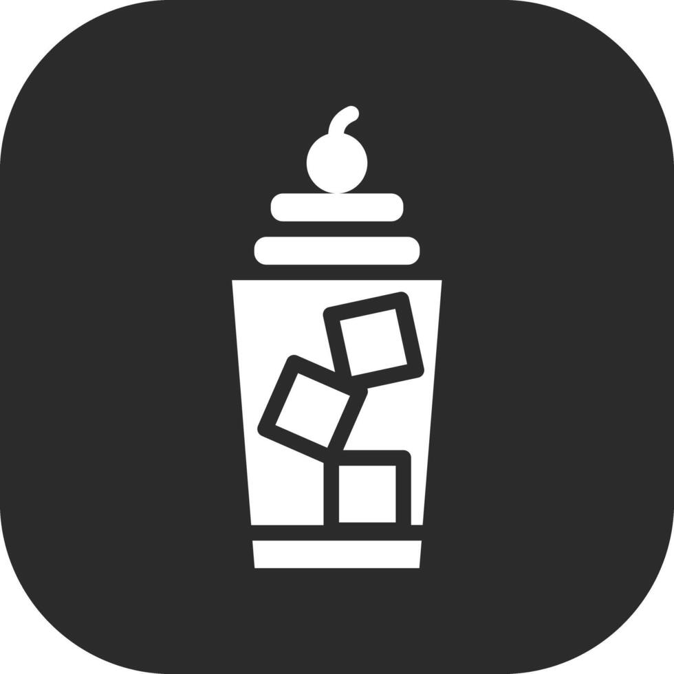 Iced Coffee Vector Icon