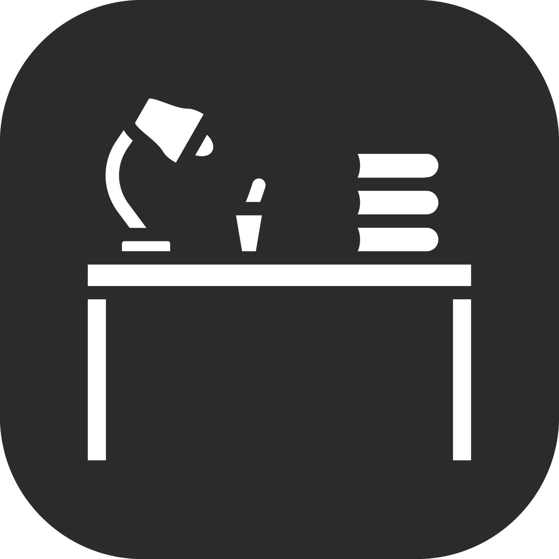 Study Table Vector Icon 37360301 Vector Art at Vecteezy