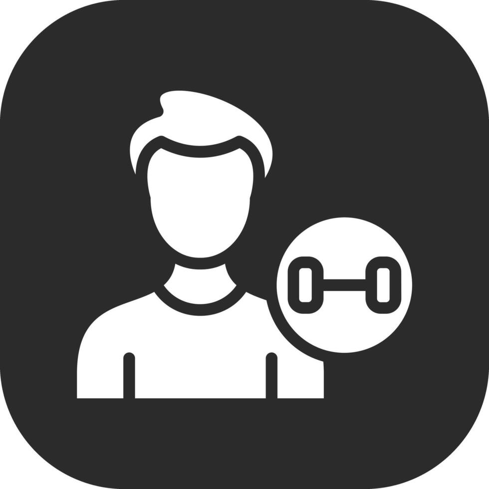 Gym Trainer Vector Icon