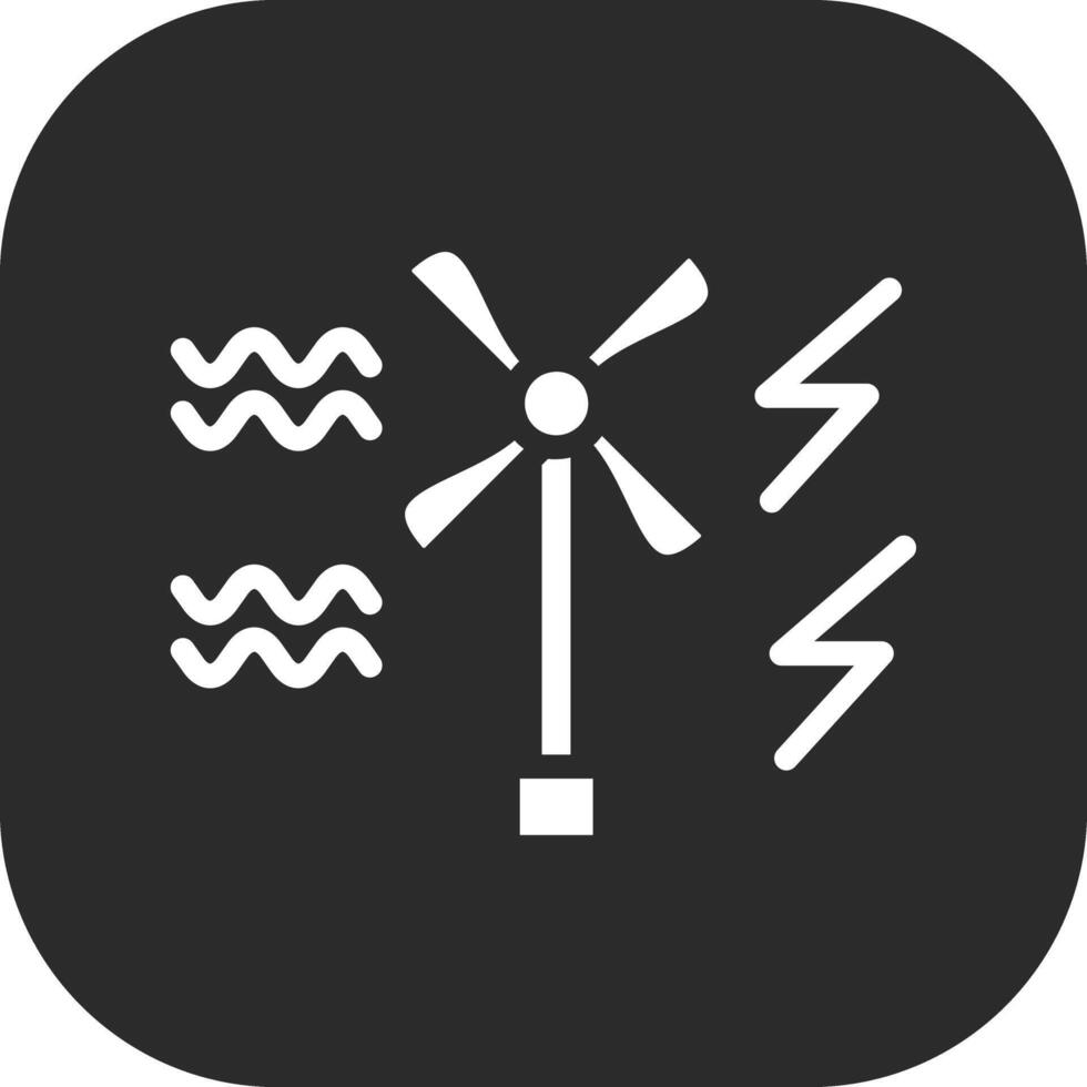 Wave Power Vector Icon