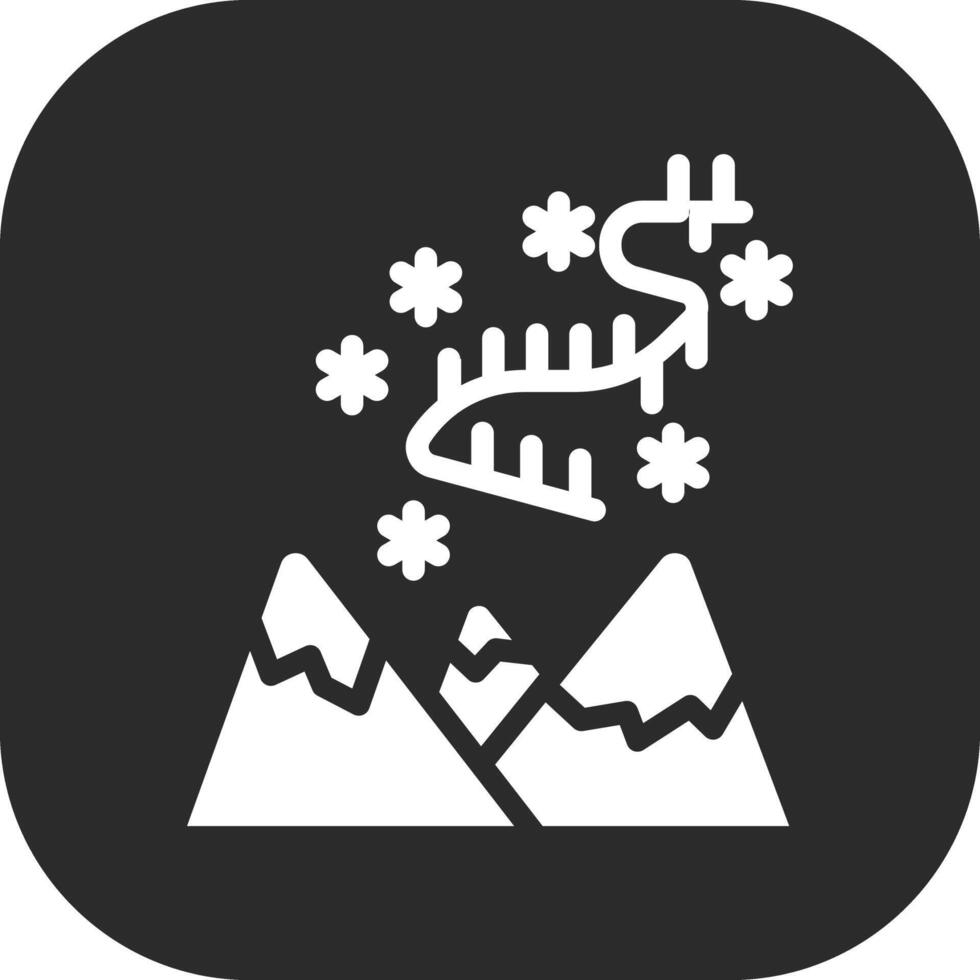 Aurora Borealis Vector Icon