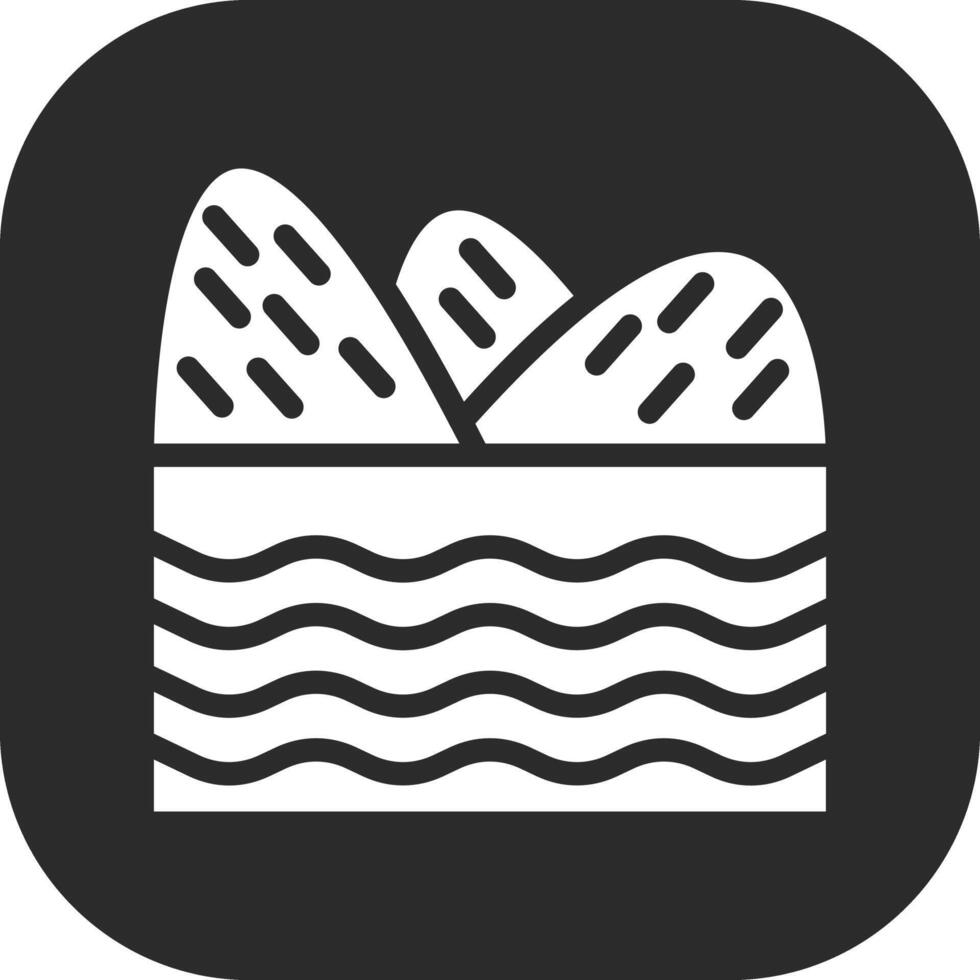 apuntalar paisaje vector icono