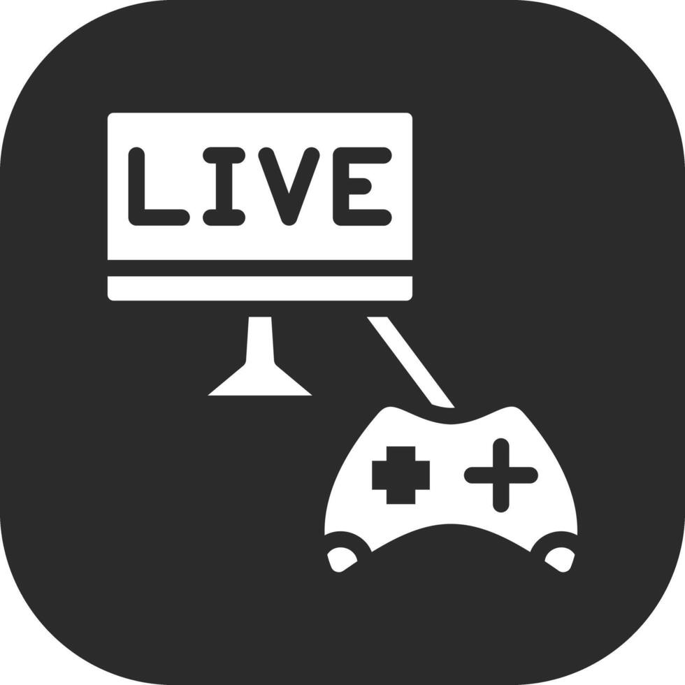 Game Streaming Vector Icon