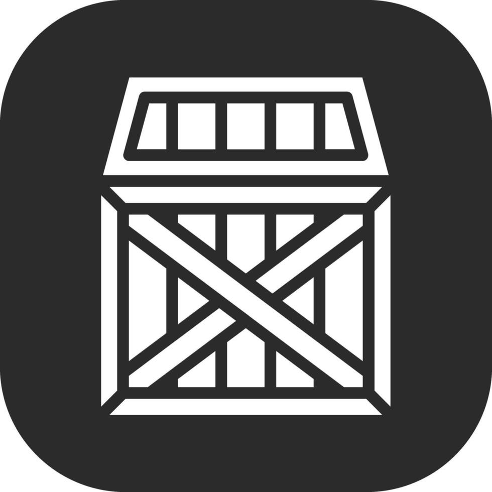 Wooden Box Vector Icon