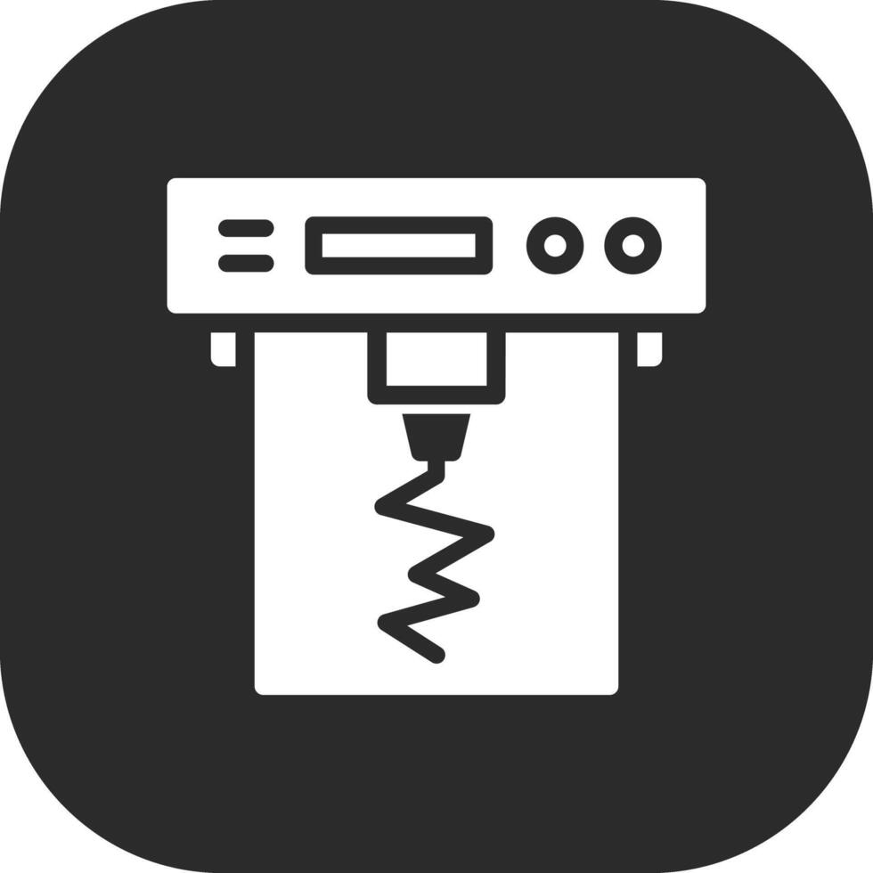 sismógrafo vector icono