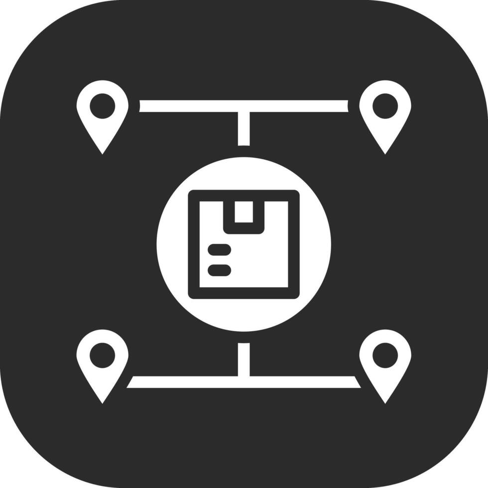 Parcels Distribution Vector Icon
