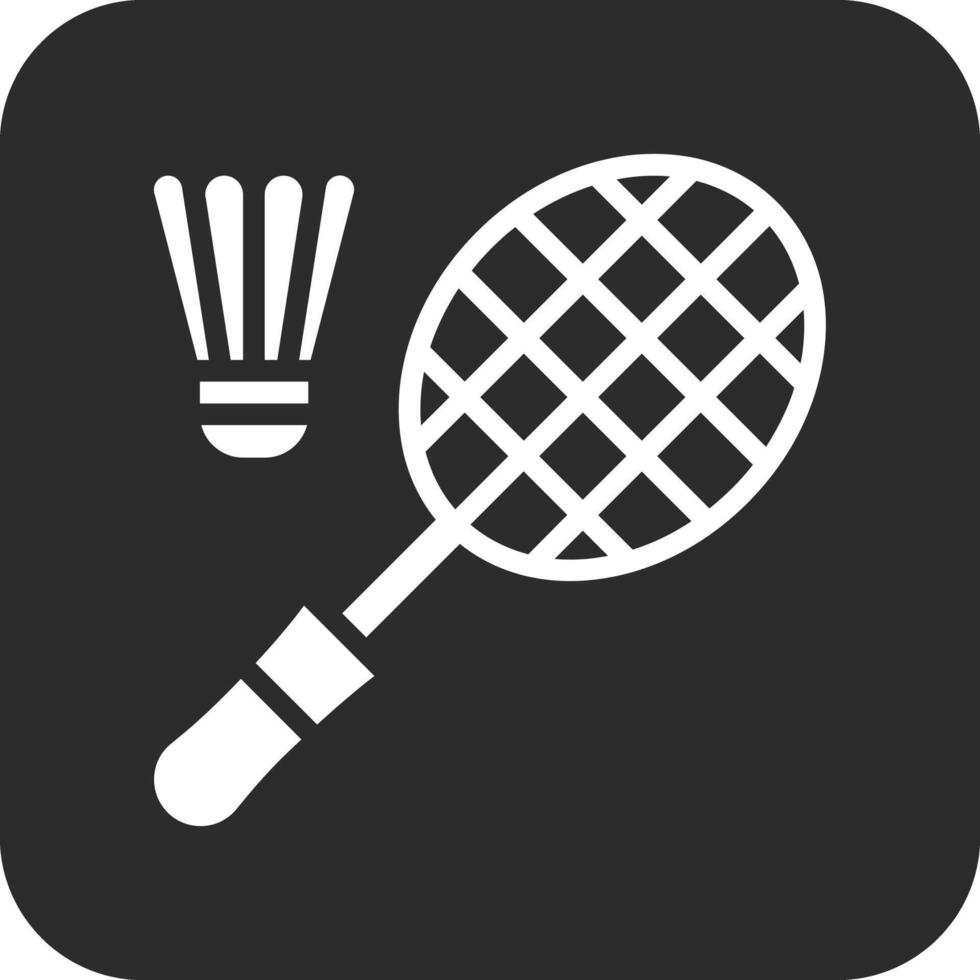 icono de vector de bádminton