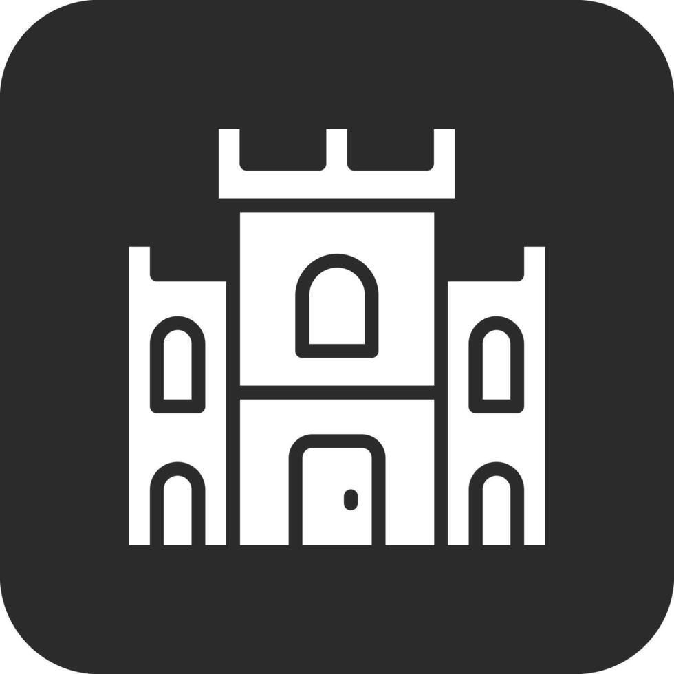 icono de vector de castillo