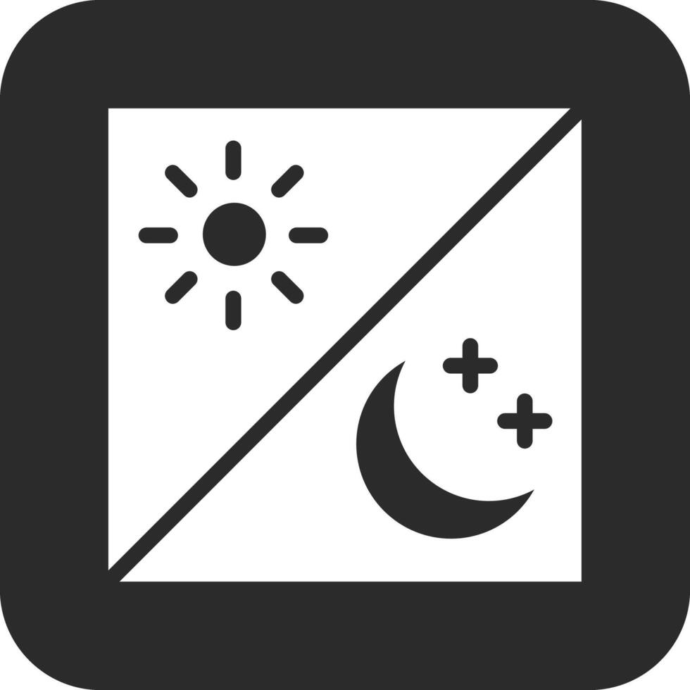 Day and Night Vector Icon