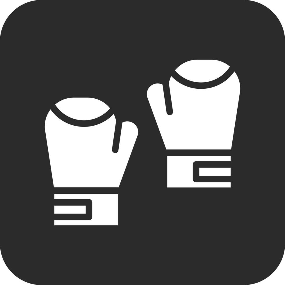 icono de vector de guantes de boxeo