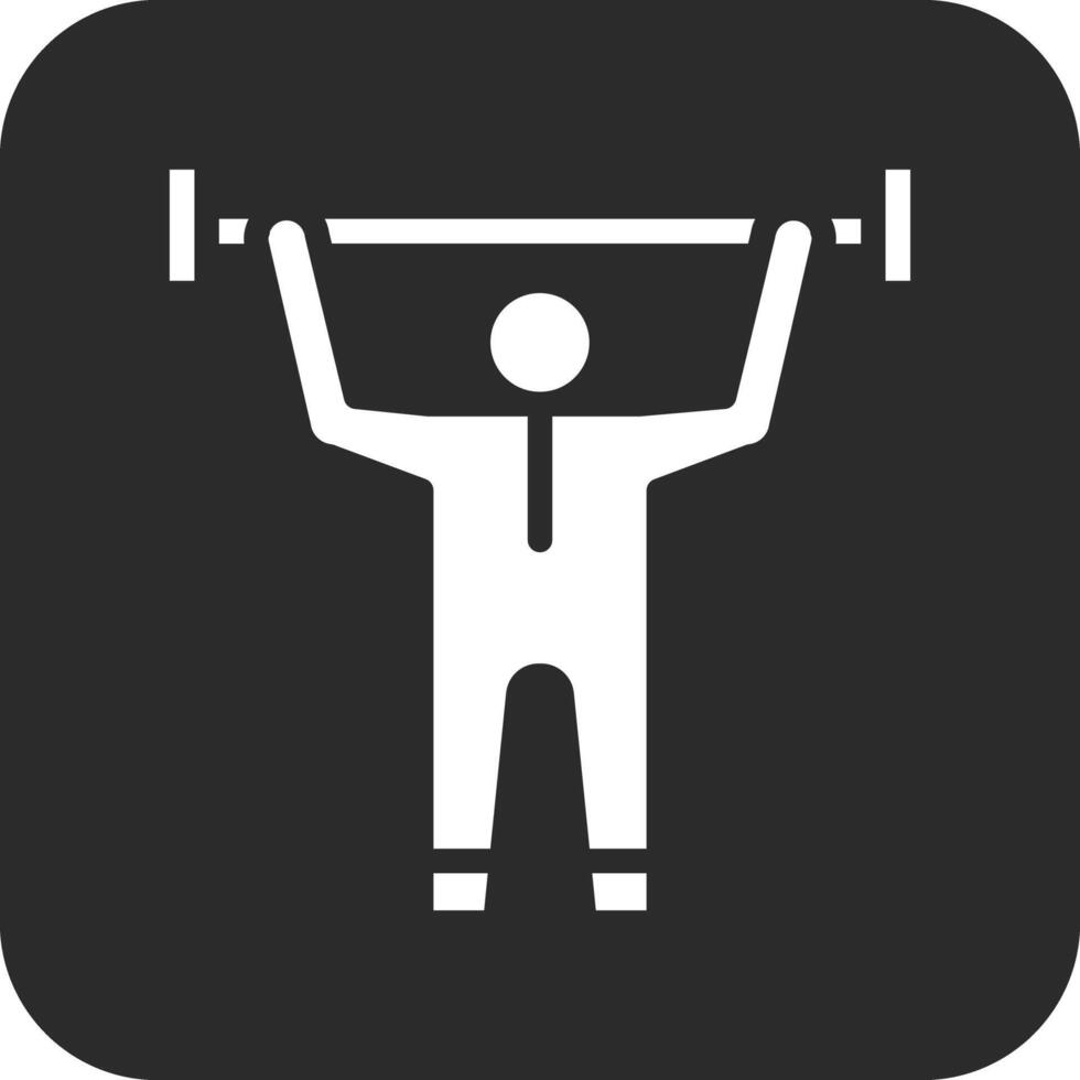 Weight Lifting Vector Icon