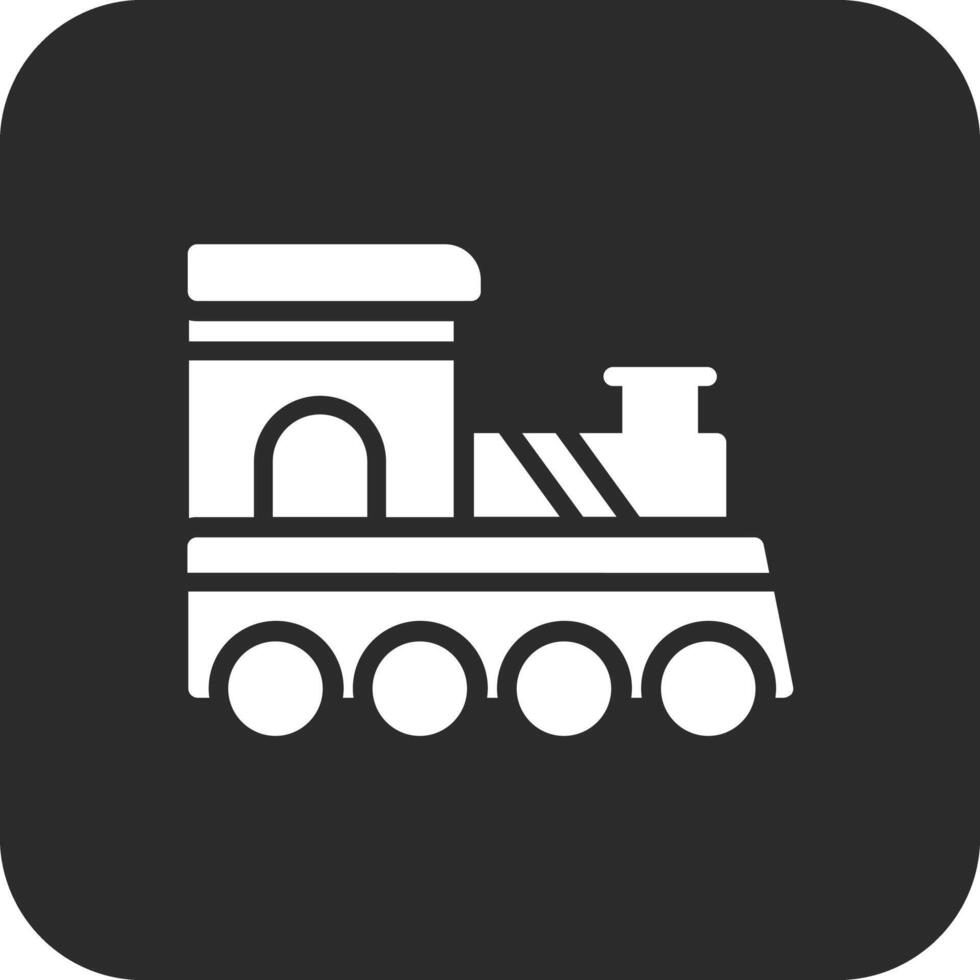 icono de vector de locomotora