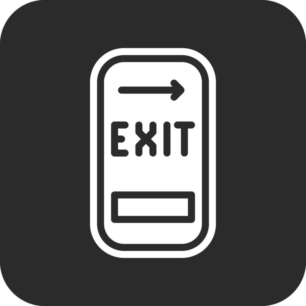 Exit Door Vector Icon