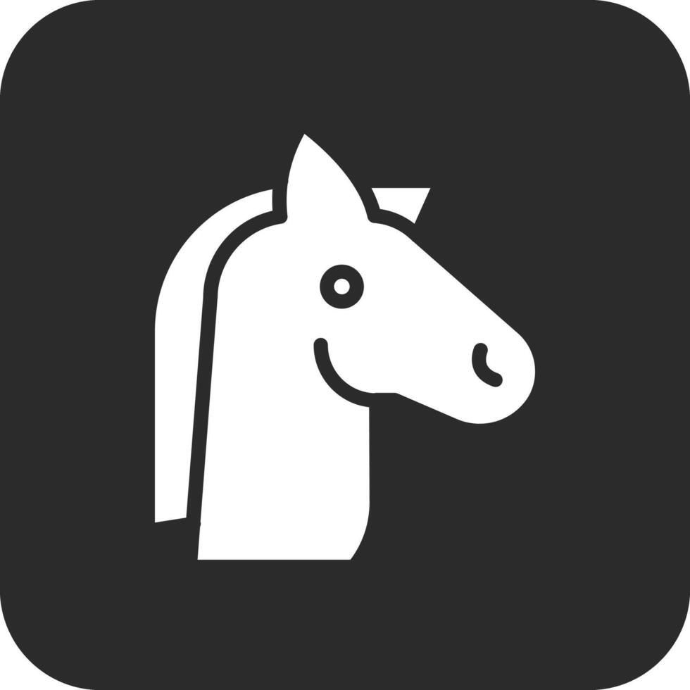 icono de vector de caballo