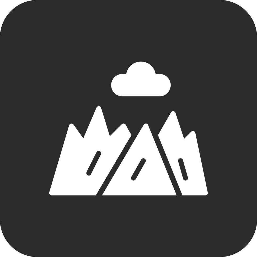 Wild Mountain Vector Icon