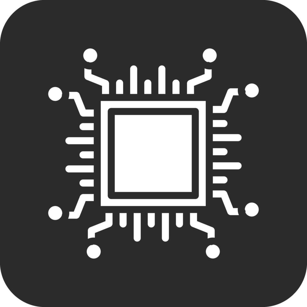 Brain Chip Vector Icon