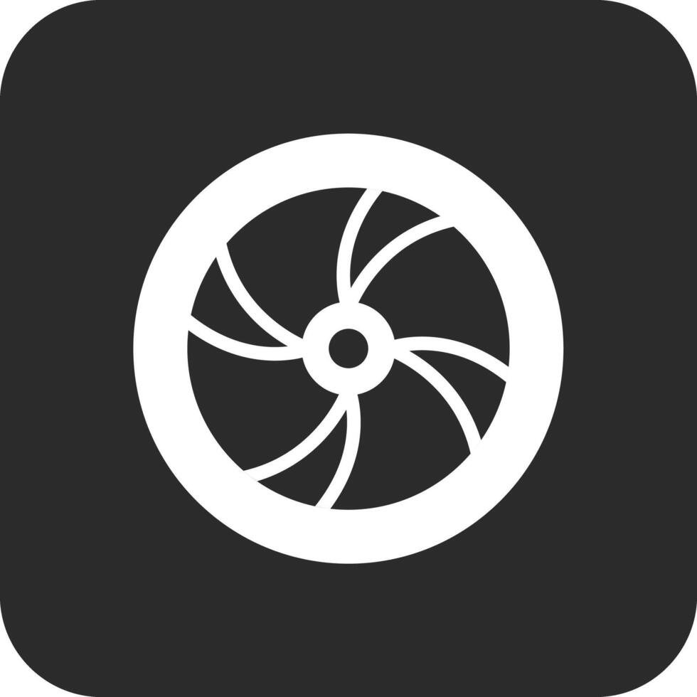 Wooden Wheel Vector Icon