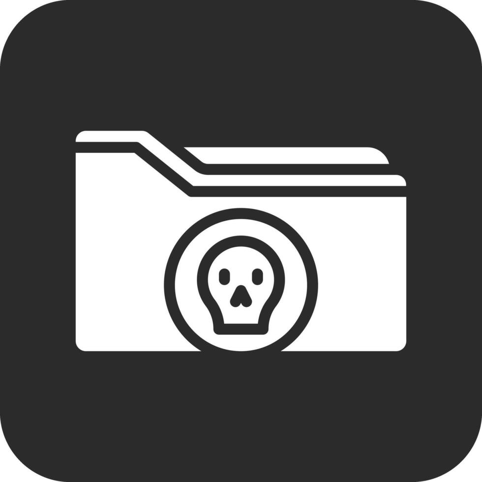 Folder Hacked Vector Icon