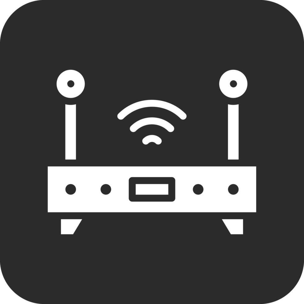 icono de vector de enrutador wifi