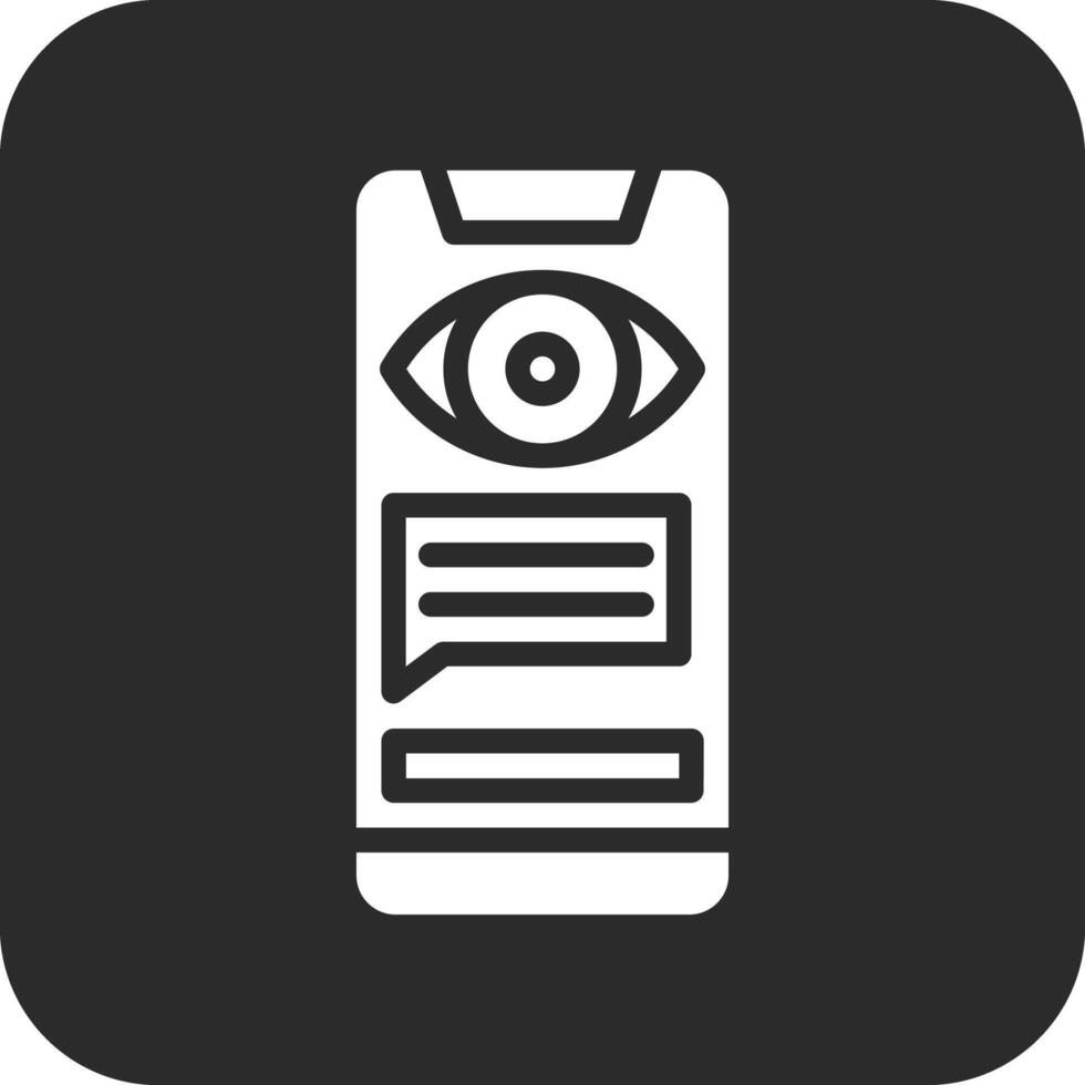 Chat Spyware Vector Icon