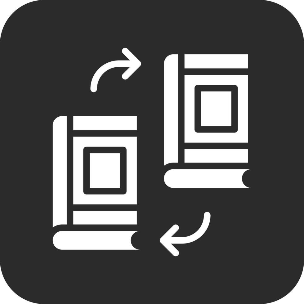 Book Exchange Vector Icon