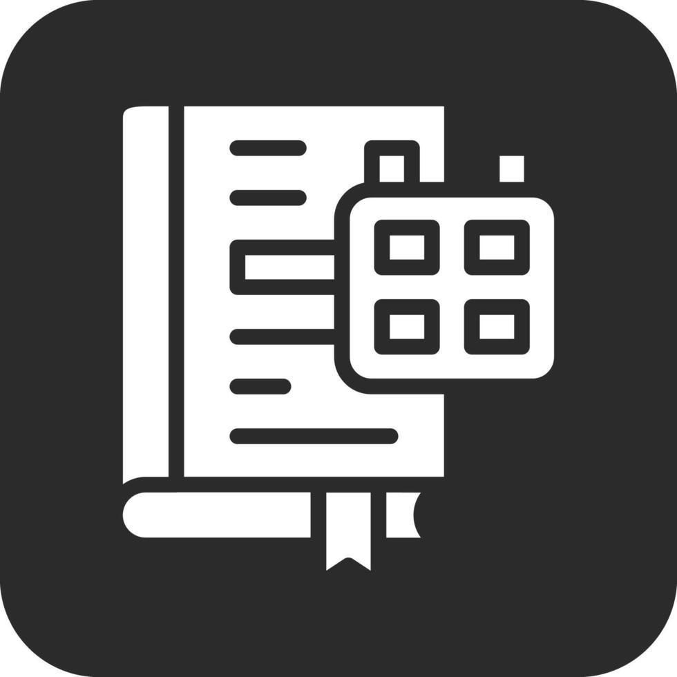 biblioteca calendario vector icono