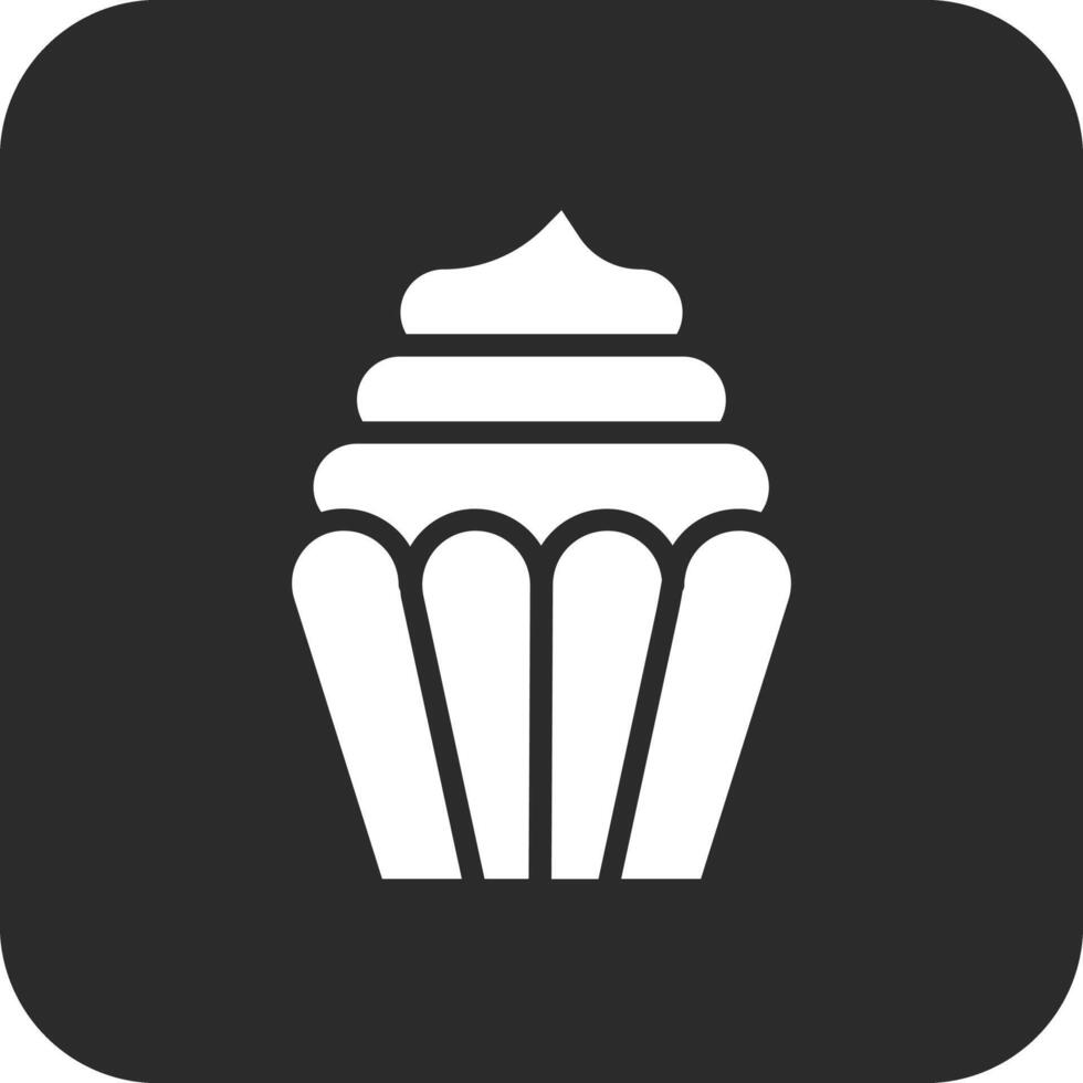 icono de vector de cupcake