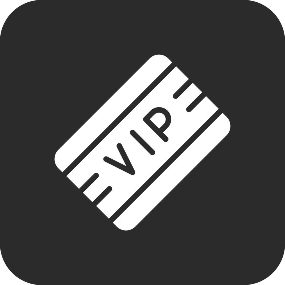 VIP Pass Vector Icon
