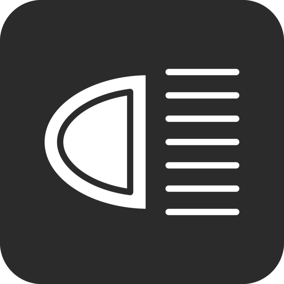 Headlight Vector Icon