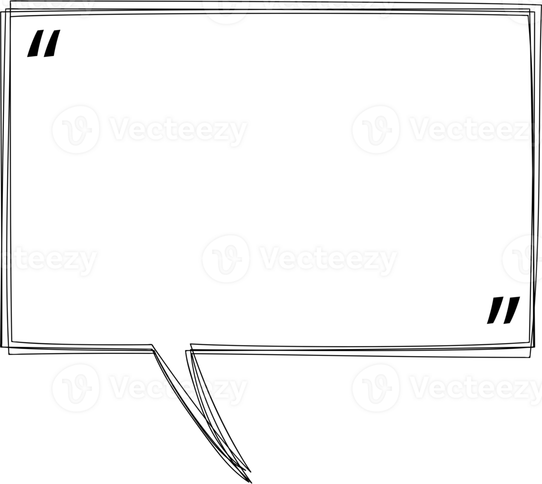 speech bubble balloon with quotation marks, icon sticker memo keyword planner text box banner, flat png transparent element design