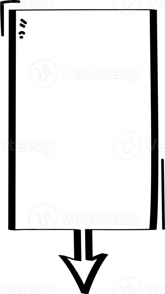 Black and white color arrow point speech bubble balloon, icon sticker memo keyword planner text box banner, flat png transparent element design