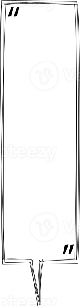 speech bubble balloon with quotation marks, icon sticker memo keyword planner text box banner, flat png transparent element design
