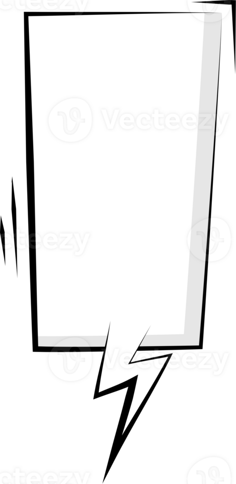 Black and white color speech bubble balloon, icon sticker memo keyword planner text box banner, flat png transparent element design