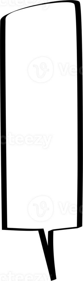 Black and white color speech bubble balloon, icon sticker memo keyword planner text box banner, flat png transparent element design