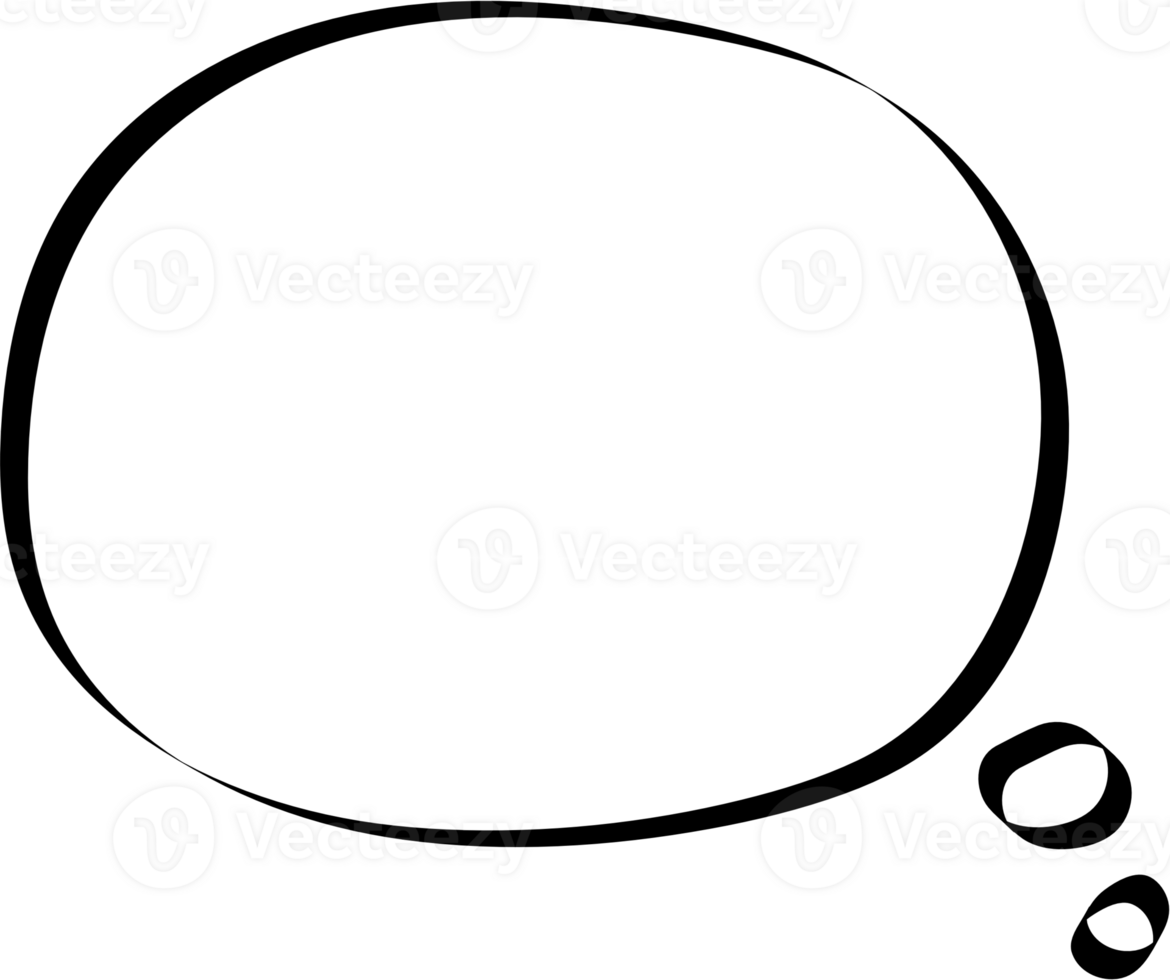 Black and white color speech bubble balloon, icon sticker memo keyword planner text box banner, flat png transparent element design