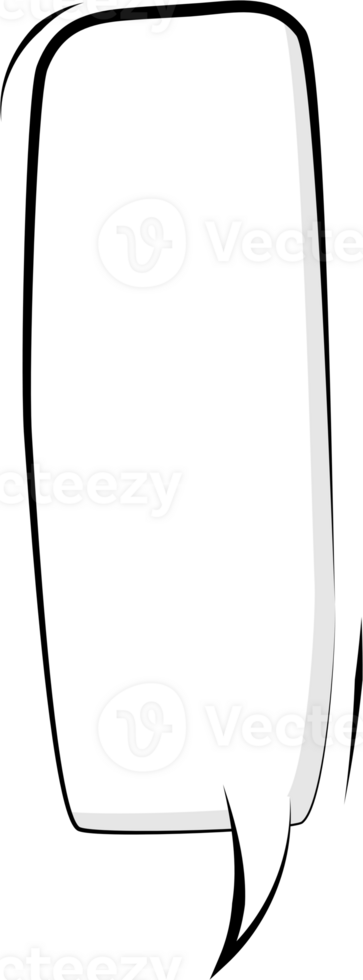 Black and white color speech bubble balloon, icon sticker memo keyword planner text box banner, flat png transparent element design
