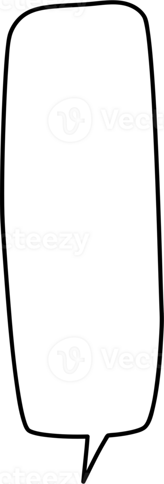 Black and white color speech bubble balloon, icon sticker memo keyword planner text box banner, flat png transparent element design
