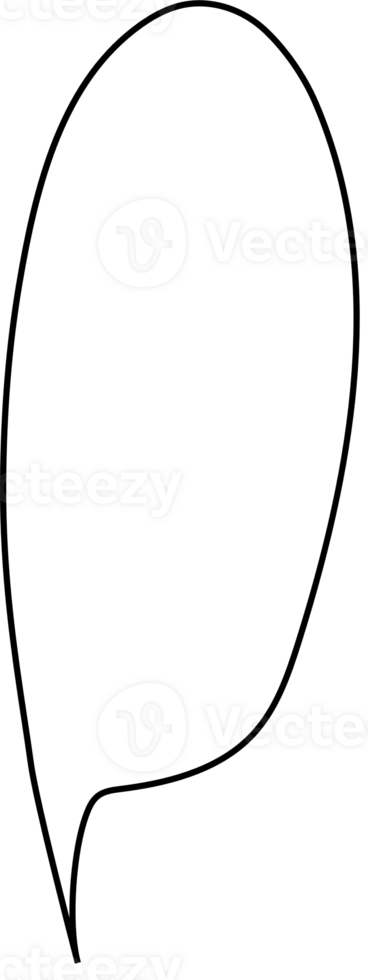 Black and white color speech bubble balloon, icon sticker memo keyword planner text box banner, flat png transparent element design