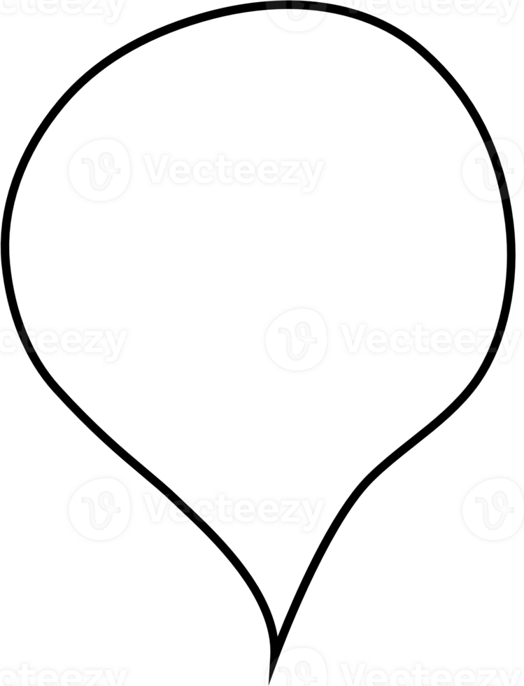 Black and white color speech bubble balloon, icon sticker memo keyword planner text box banner, flat png transparent element design