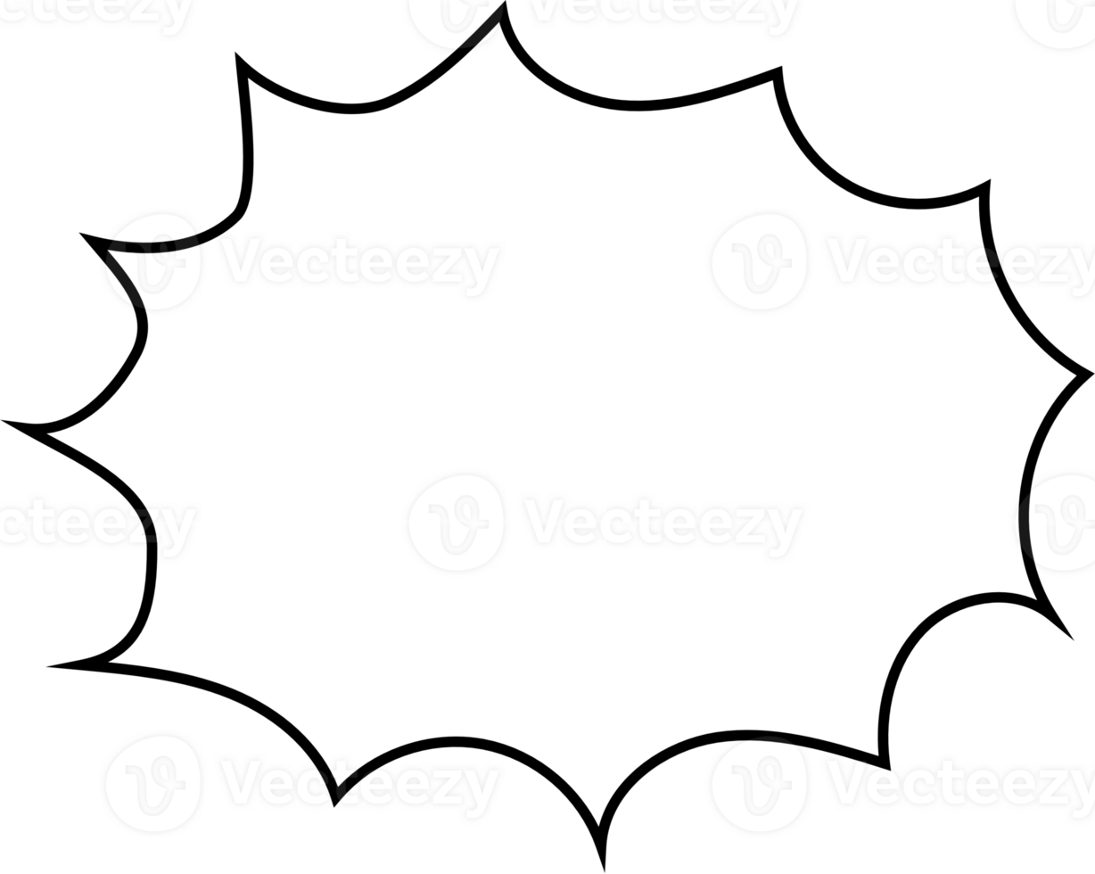 Black and white color speech bubble balloon, icon sticker memo keyword planner text box banner, flat png transparent element design
